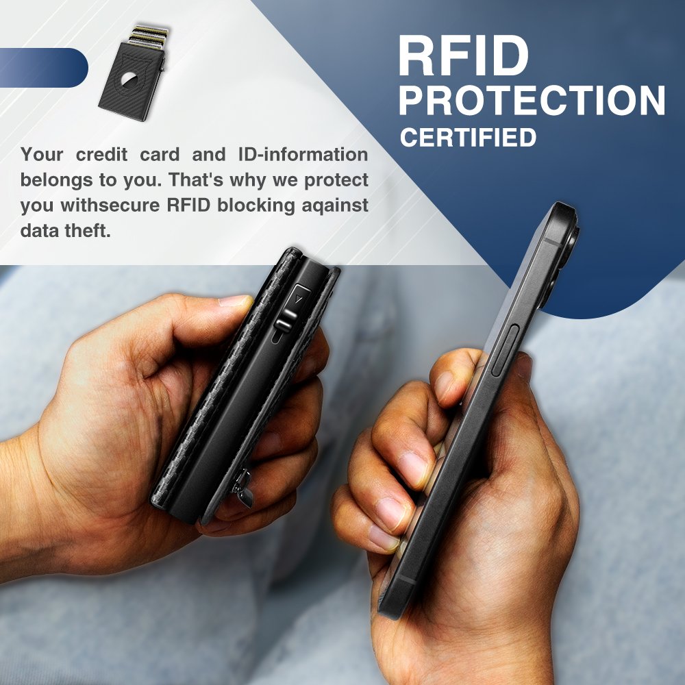 KUNGFU WALLET - For Airtag Pop Up Wallet for Men RFID - Image 8