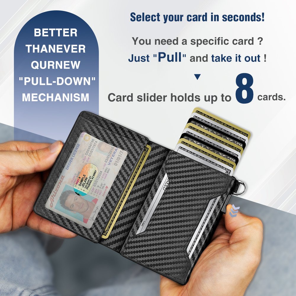 KUNGFU WALLET - Pop Up Wallet for Men RFID